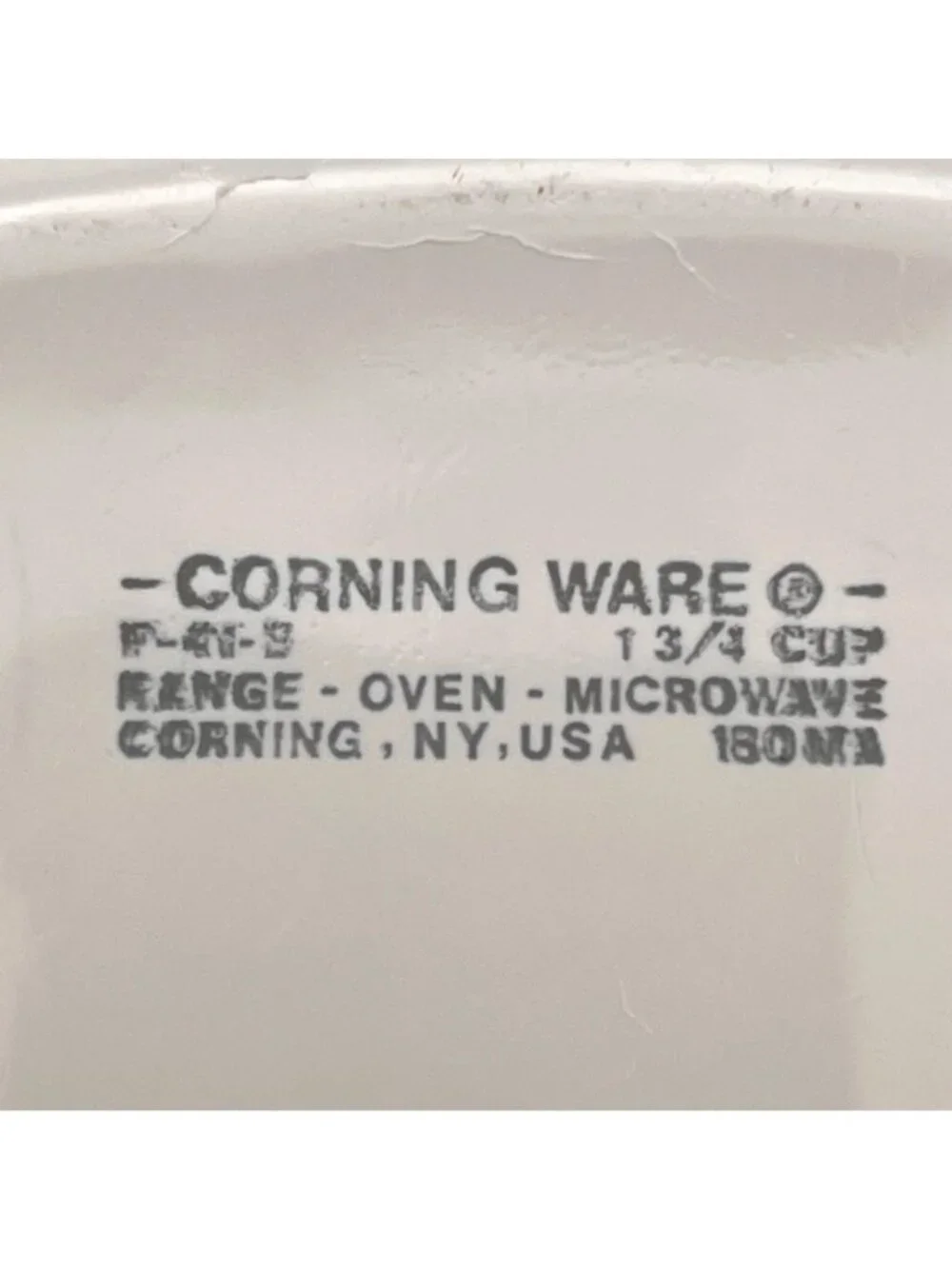 Vintage Corning Ware 1 3/4 Cup P-41-B Small Casserole Dish Garden Harvest Design